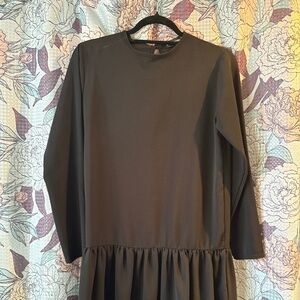 BLACK LONG SLEEVE DRESS